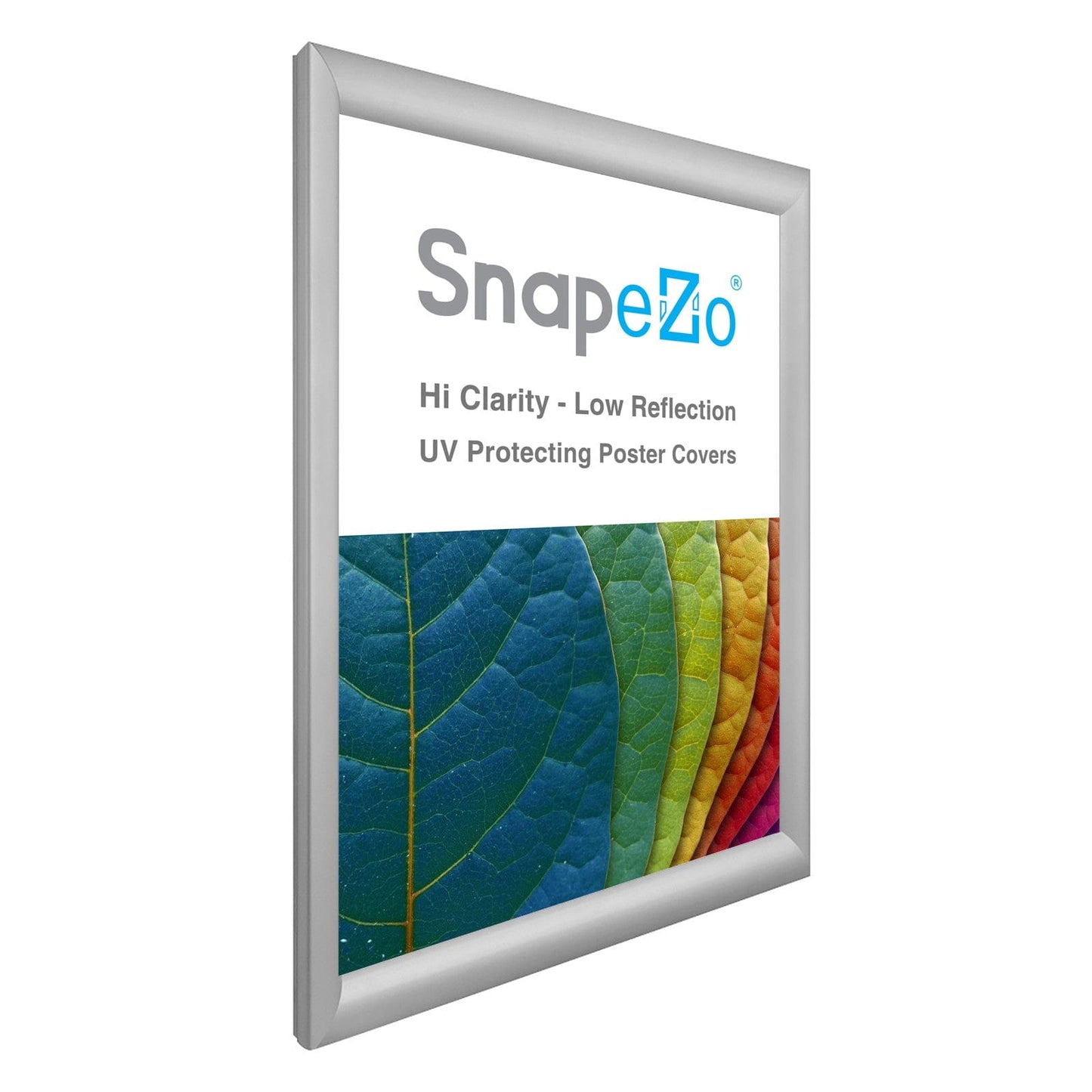 20x28 Silver SnapeZo® Snap Frame - 1.2" Profile - Snap Frames Direct