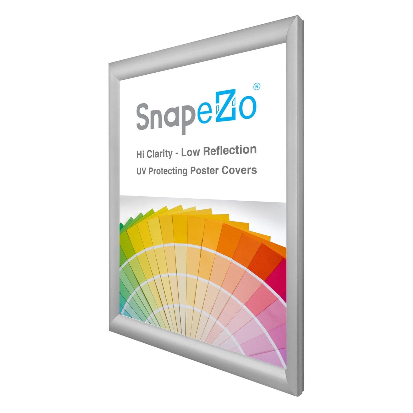 20x27 Silver SnapeZo® Snap Frame - 1.2" Profile - Snap Frames Direct