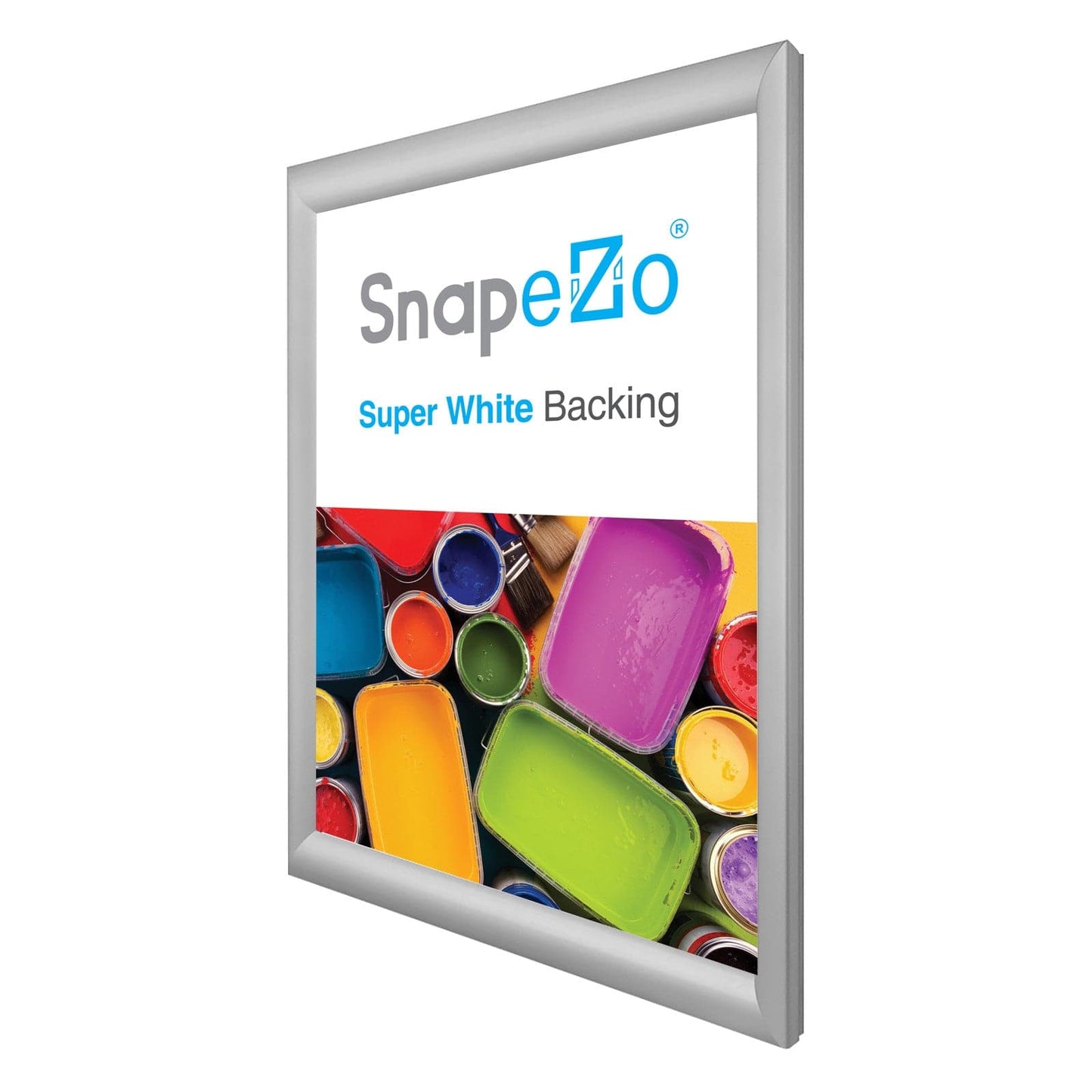 17x23 Silver SnapeZo® Snap Frame - 1.2" Profile - Snap Frames Direct