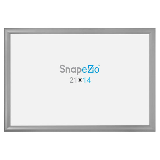 14x21 Silver SnapeZo® Snap Frame - 1.2" Profile - Snap Frames Direct