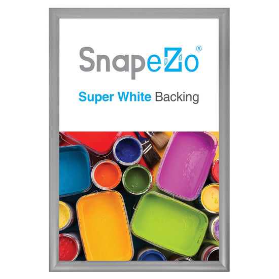 12x18 Silver SnapeZo® Snap Frame - 1.2" Profile - Snap Frames Direct