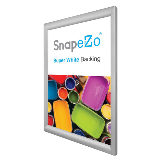 12x18 Silver SnapeZo® Snap Frame - 1.2" Profile - Snap Frames Direct