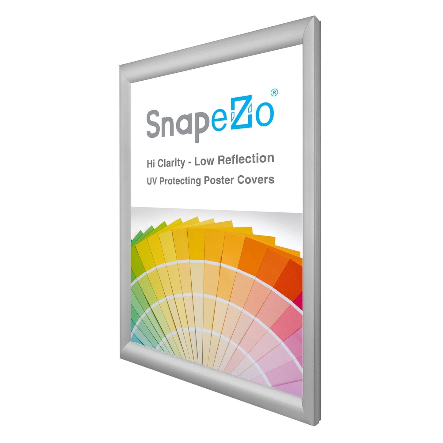 15x22 Silver SnapeZo® Snap Frame - 1.2" Profile - Snap Frames Direct
