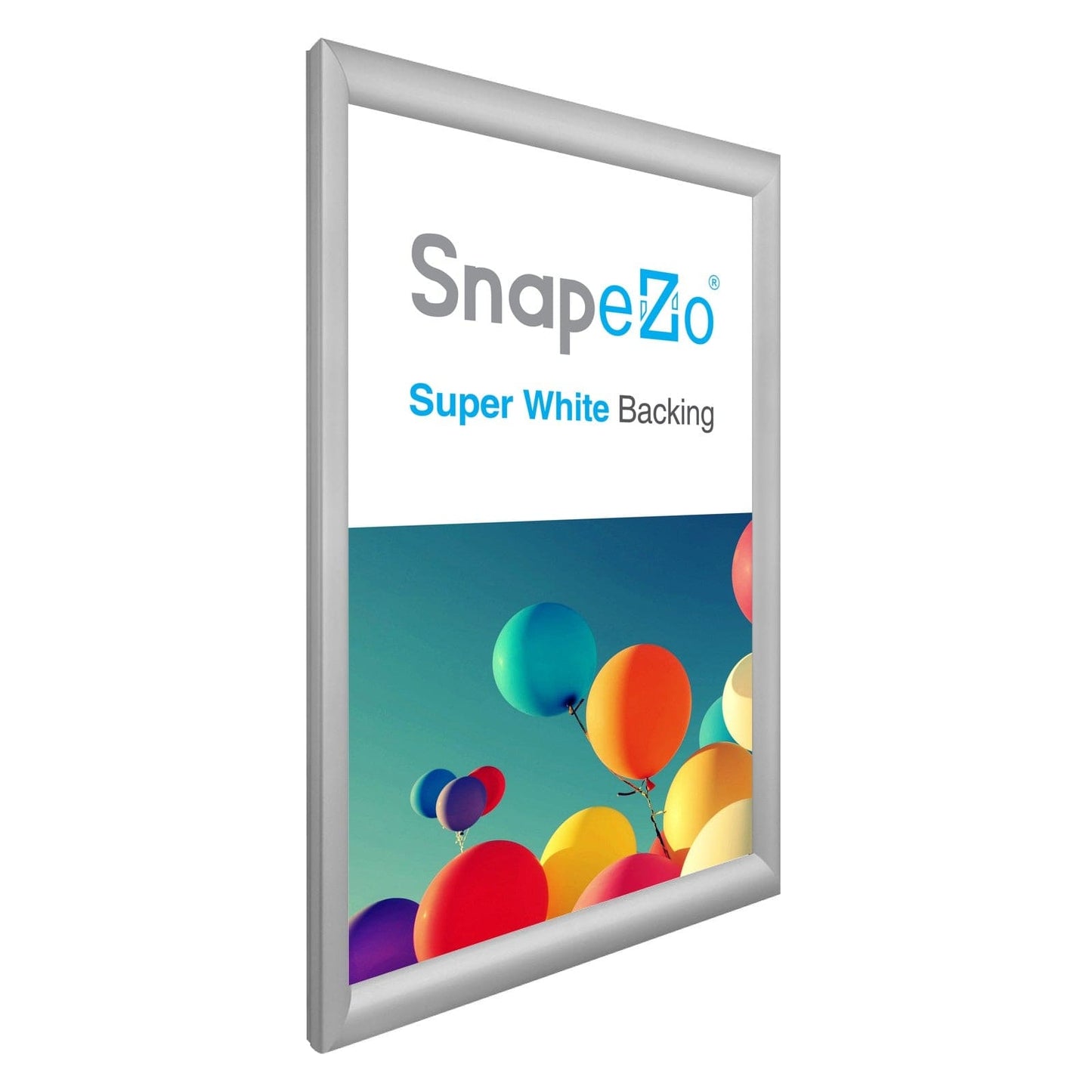 14x22 Silver SnapeZo® Snap Frame - 1.2" Profile - Snap Frames Direct