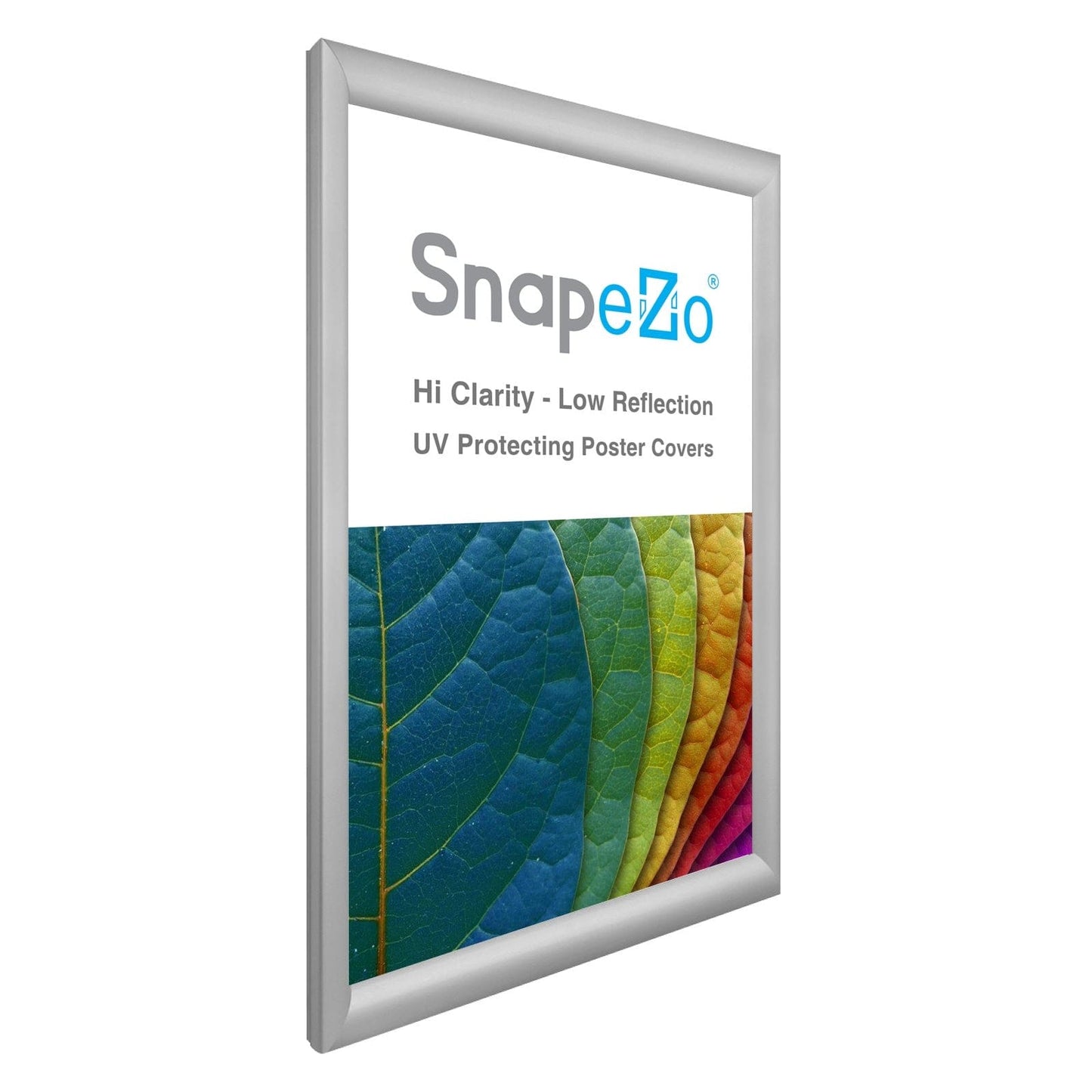 15x24 Silver SnapeZo® Snap Frame - 1.2" Profile - Snap Frames Direct