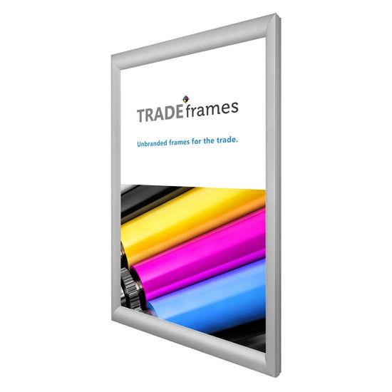 14x22  TRADEframe Silver Snap Frame 14x22 - 1.2 inch profile - Snap Frames Direct