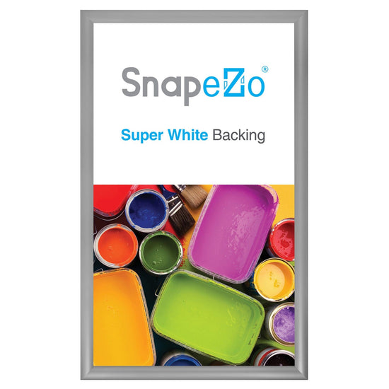 12x20 Silver SnapeZo® Snap Frame - 1.2" Profile - Snap Frames Direct