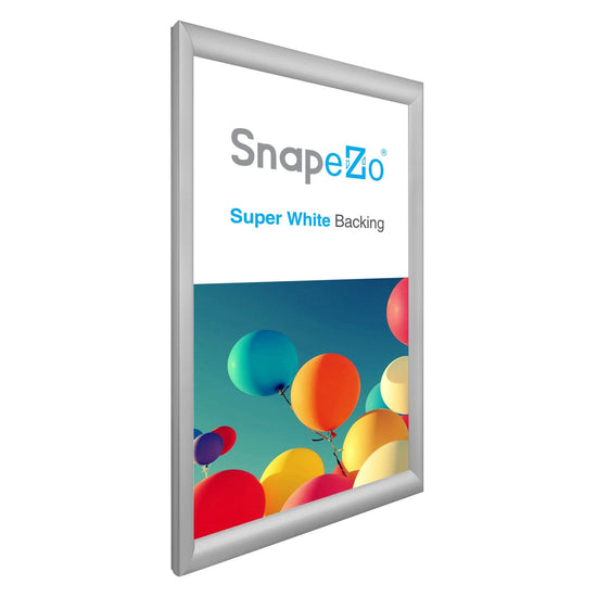 14x24 Silver SnapeZo® Snap Frame - 1.2" Profile - Snap Frames Direct