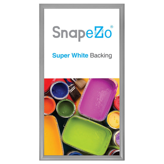 15x30 Silver SnapeZo® Snap Frame - 1.2" Profile - Snap Frames Direct