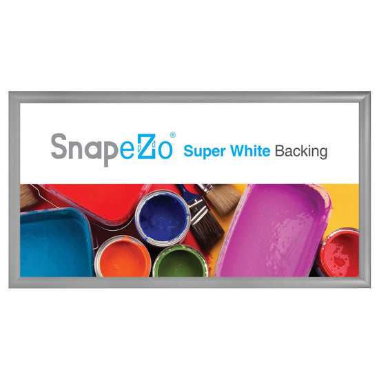 11x22 Silver SnapeZo® Snap Frame - 1.2" Profile - Snap Frames Direct
