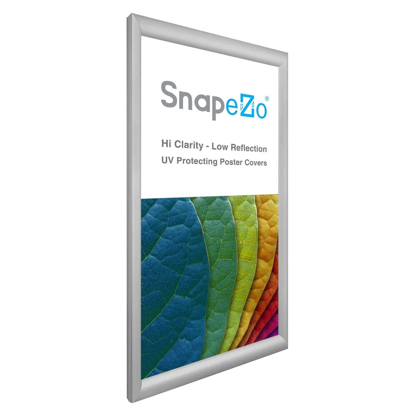 12x24 Silver SnapeZo® Snap Frame - 1.2" Profile - Snap Frames Direct