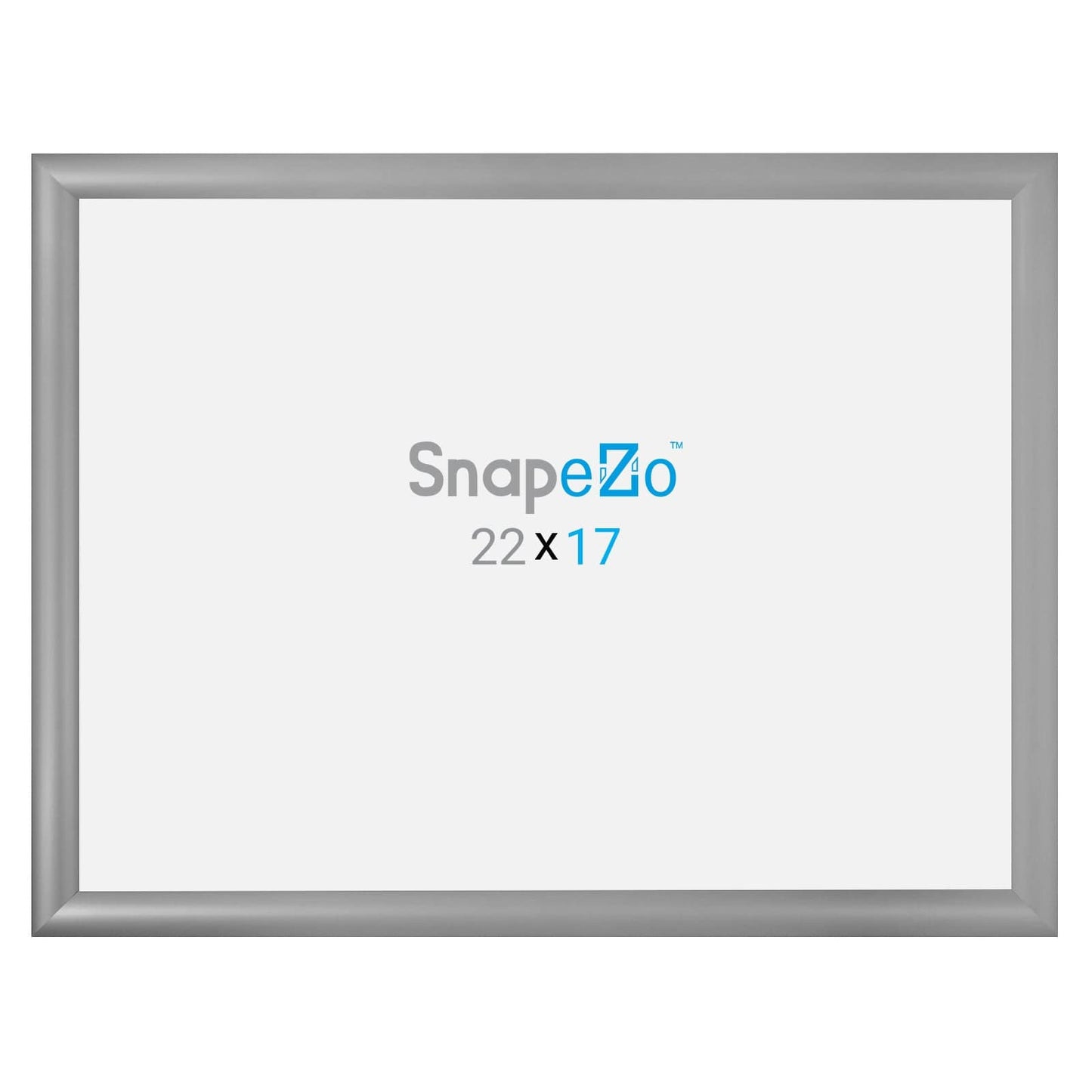 17x22 Silver SnapeZo® Snap Frame - 1.2" Profile - Snap Frames Direct