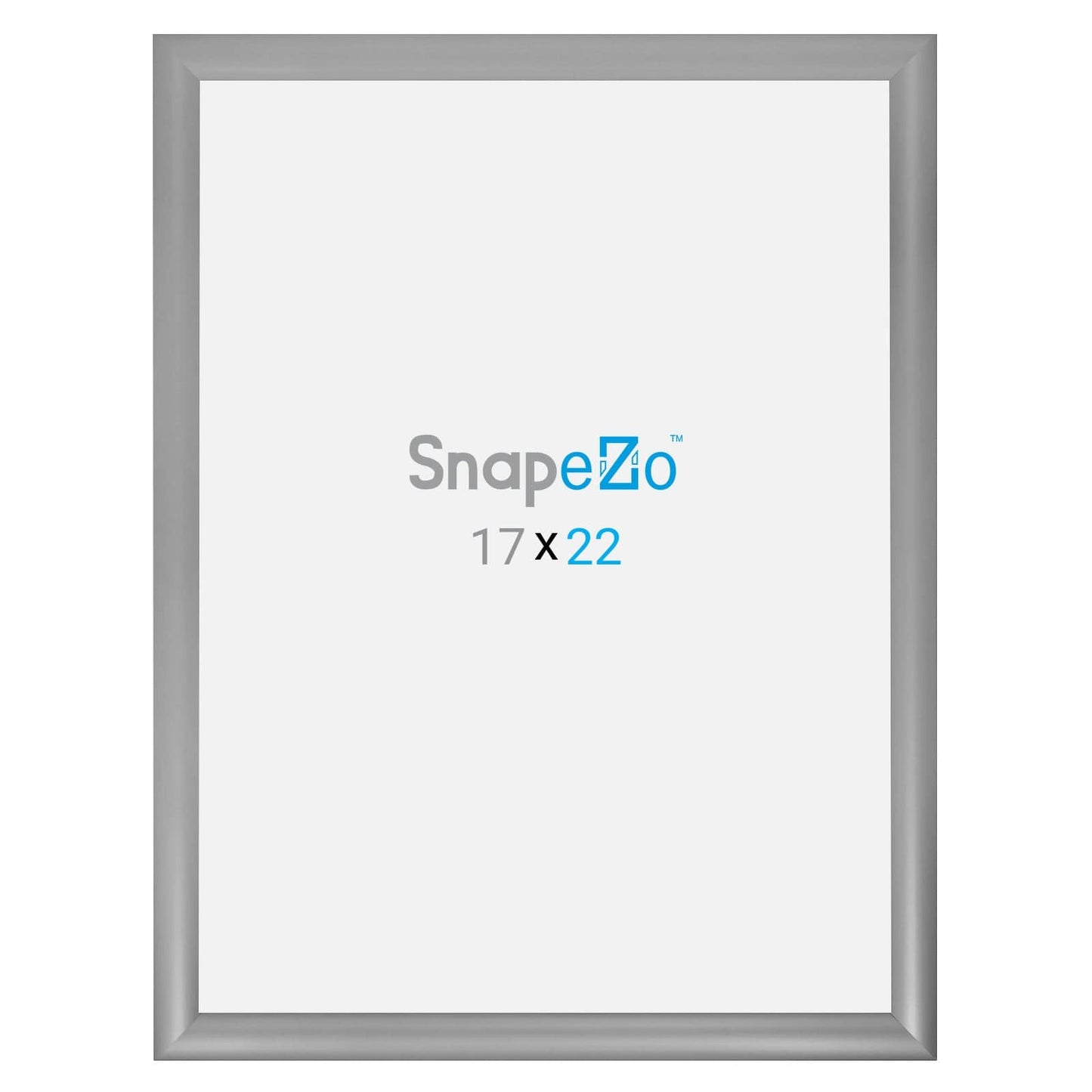 17x22 Silver SnapeZo® Snap Frame - 1.2" Profile - Snap Frames Direct