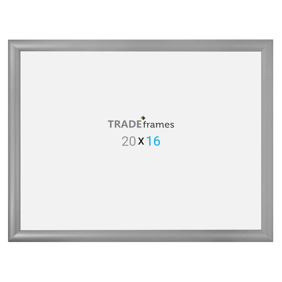 16x20 Silver TRADEframe Snap Frame - 1.2" Profile - Snap Frames Direct