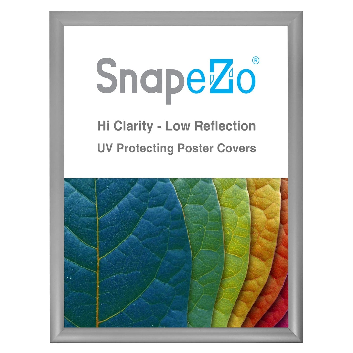 12x16 Silver SnapeZo® Snap Frame - 1.2" Profile - Snap Frames Direct
