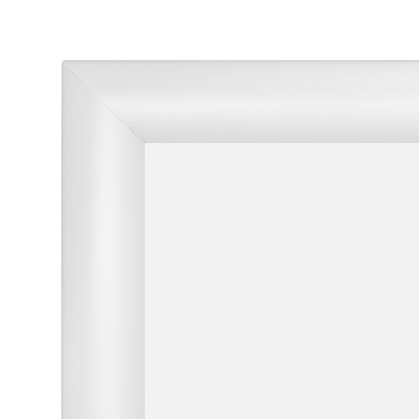 24x24 White SnapeZo® Snap Frame - 1.2" Profile - Snap Frames Direct