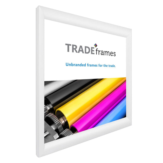 18x18 TRADEframe White Snap Frame 18x18 - 1.2 inch profile - Snap Frames Direct