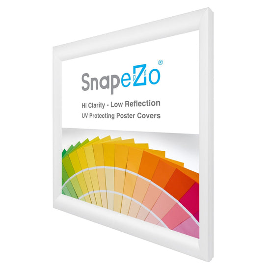 16x16 White SnapeZo® Snap Frame - 1.2" Profile - Snap Frames Direct