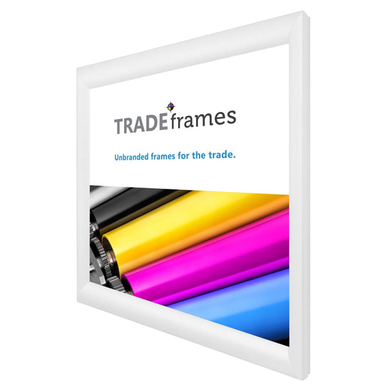 18x18 TRADEframe White Snap Frame 18x18 - 1.2 inch profile - Snap Frames Direct