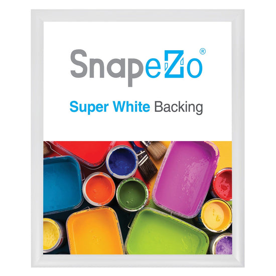 15x18 White SnapeZo® Snap Frame - 1.2" Profile - Snap Frames Direct