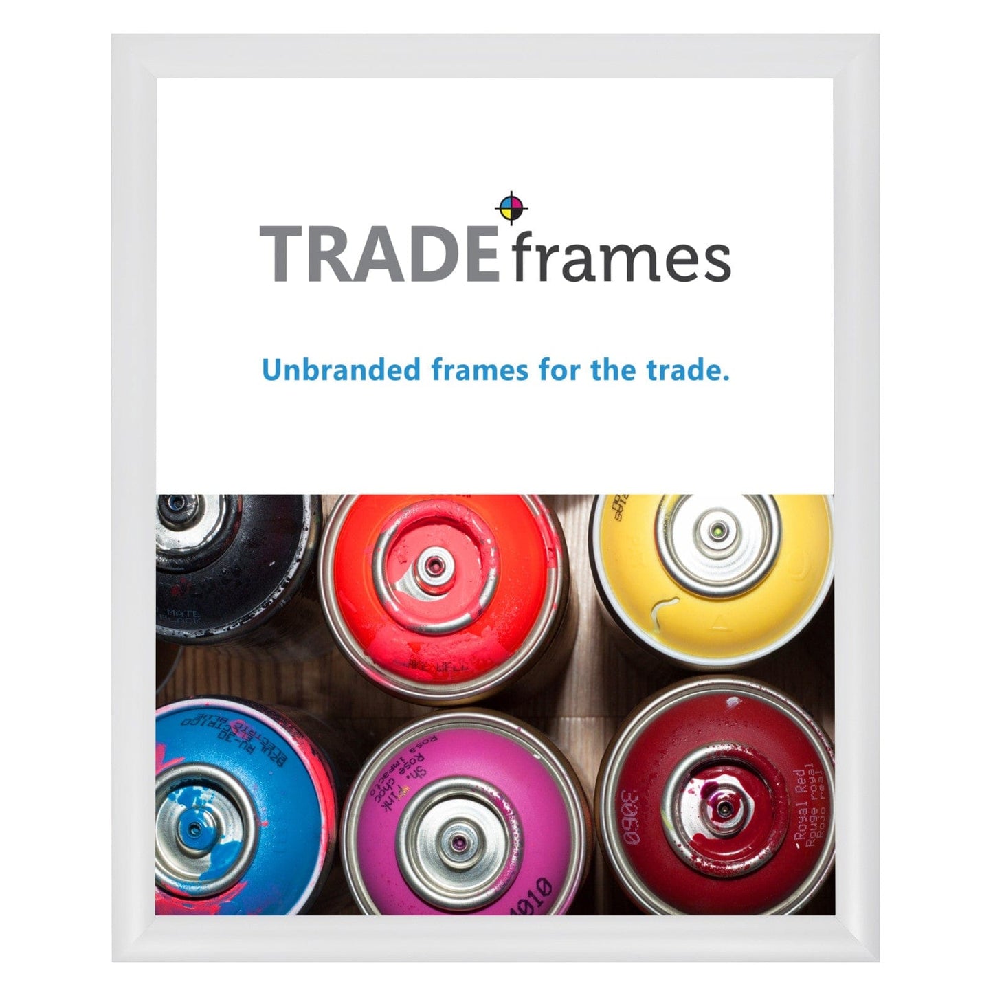 20x24 TRADEframe White Snap Frame 20x24 - 1.2 inch profile - Snap Frames Direct