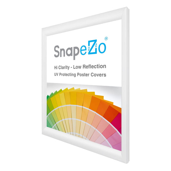 18x22 White SnapeZo® Snap Frame - 1.2" Profile - Snap Frames Direct