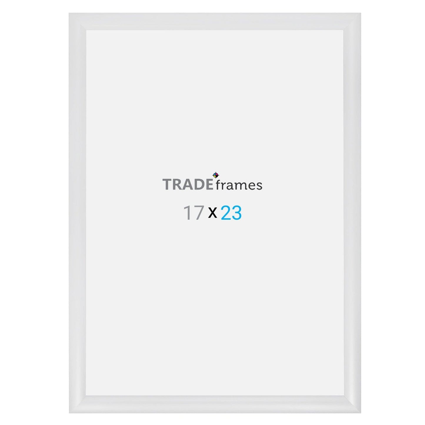 17x23 TRADEframe White Snap Frame 17x23 - 1.2 inch profile - Snap Frames Direct