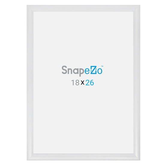 18x26 White SnapeZo® Snap Frame - 1.2" Profile - Snap Frames Direct