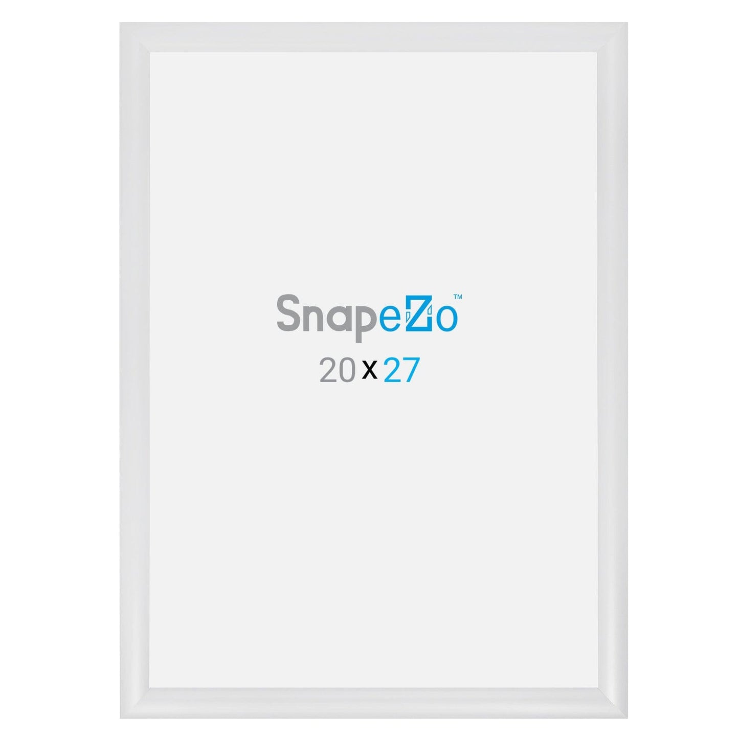 20x27 White SnapeZo® Snap Frame - 1.2" Profile - Snap Frames Direct