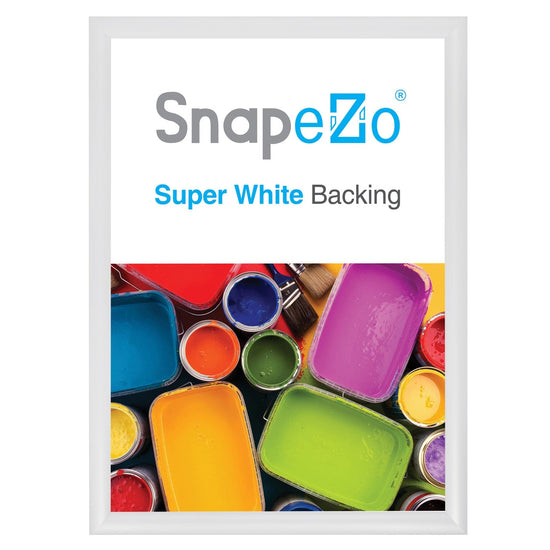 15x21 White SnapeZo® Snap Frame - 1.2" Profile - Snap Frames Direct