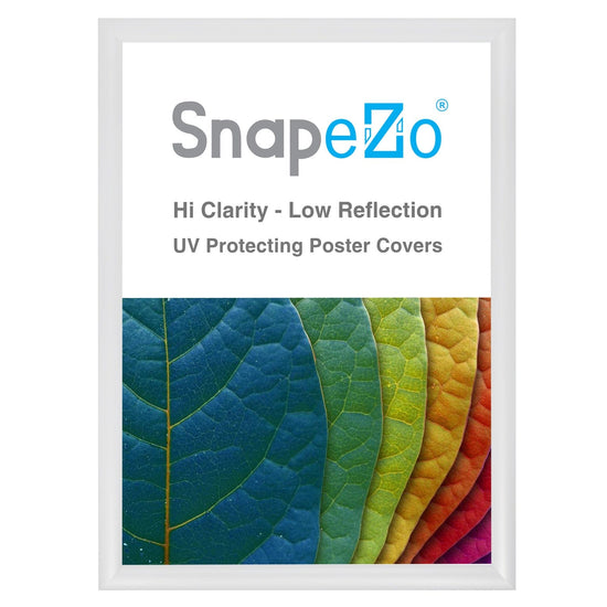 A2 White SnapeZo® Snap Frame - 1.2" Profile - Snap Frames Direct