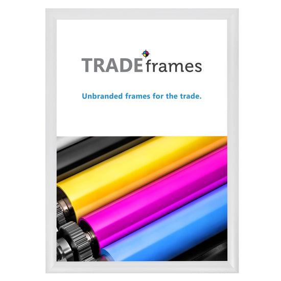 20x28 TRADEframe White Snap Frame 20x28 - 1.2 inch profile - Snap Frames Direct