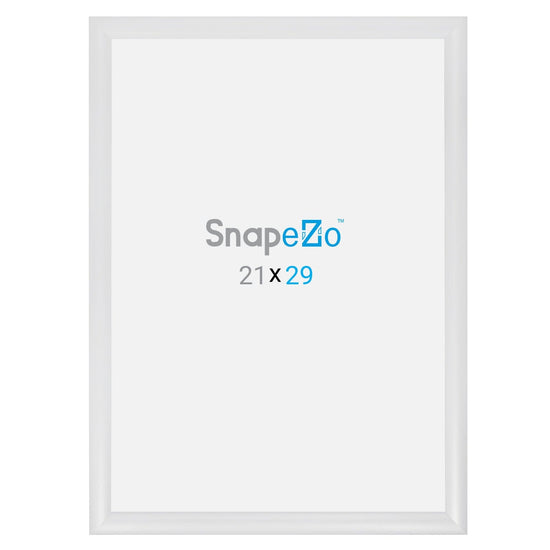 21x29 White SnapeZo® Snap Frame - 1.2" Profile - Snap Frames Direct