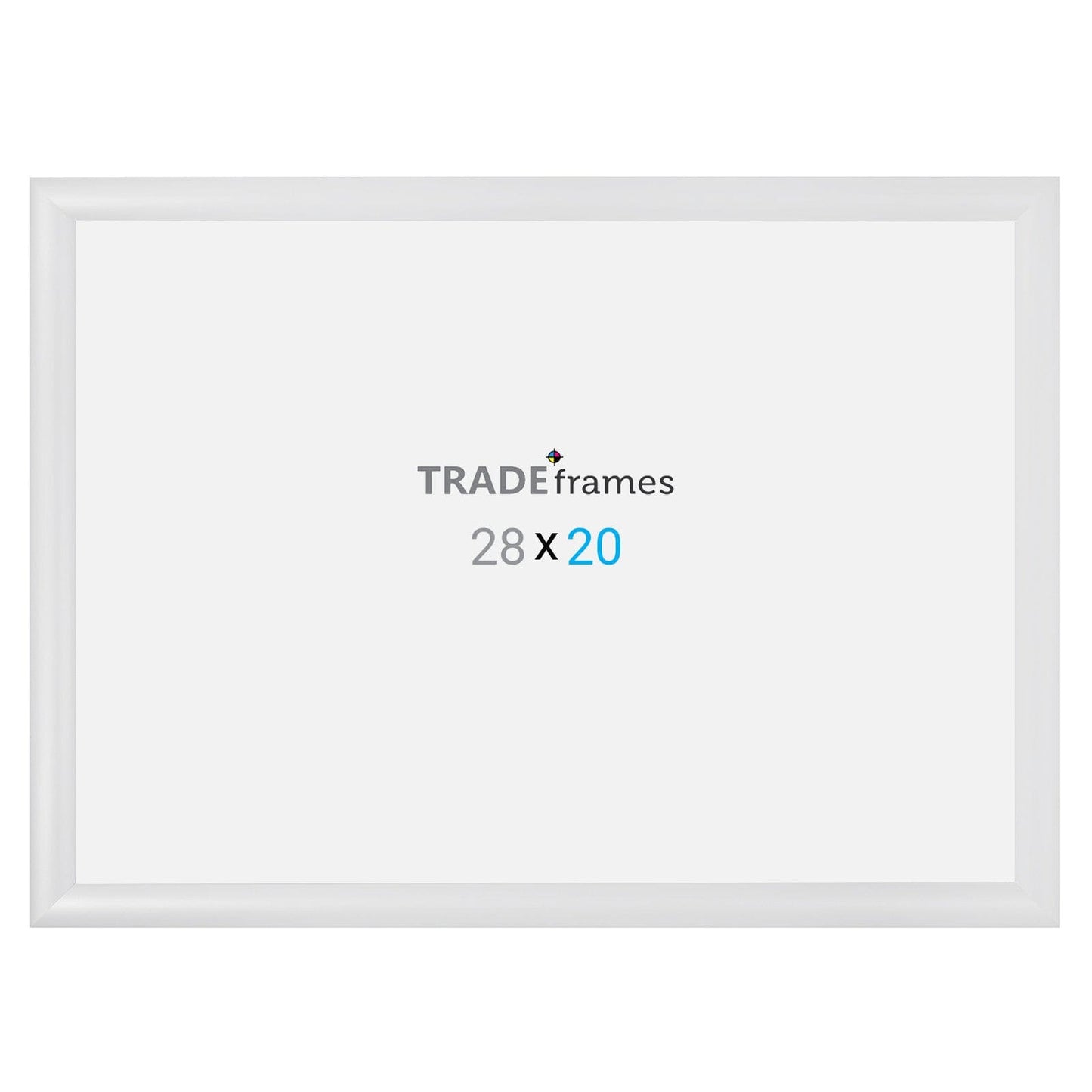 20x28 TRADEframe White Snap Frame 20x28 - 1.2 inch profile - Snap Frames Direct