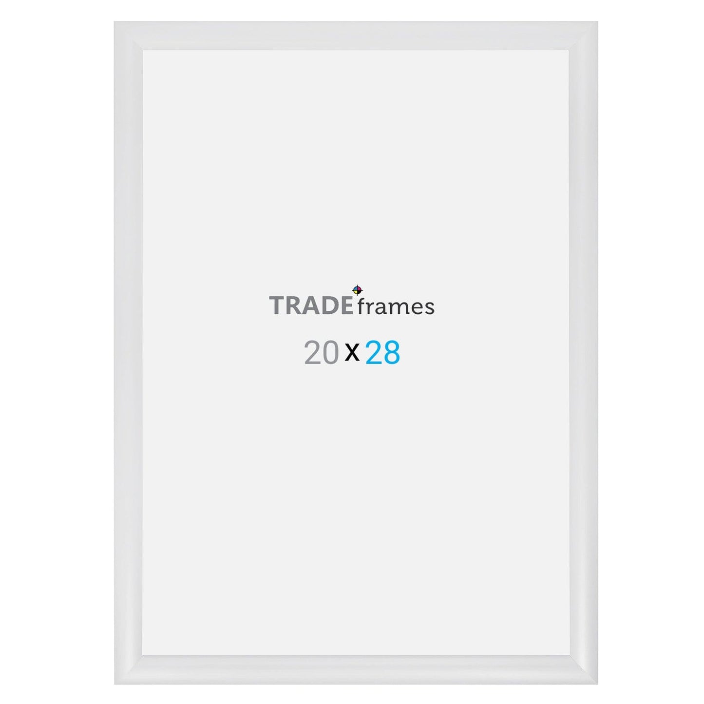 20x28 TRADEframe White Snap Frame 20x28 - 1.2 inch profile - Snap Frames Direct