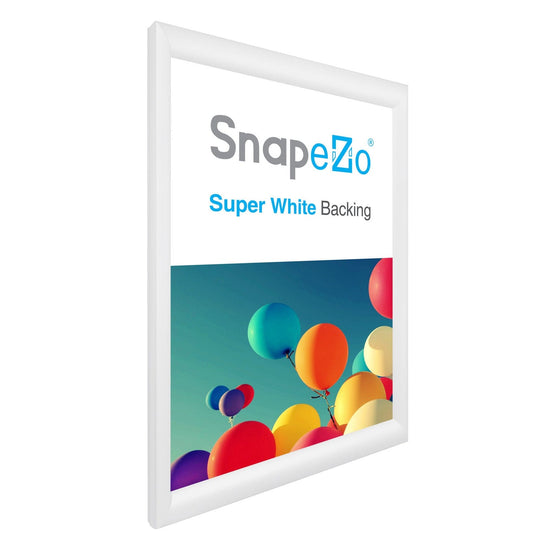 17x24 White SnapeZo® Snap Frame - 1.2" Profile - Snap Frames Direct