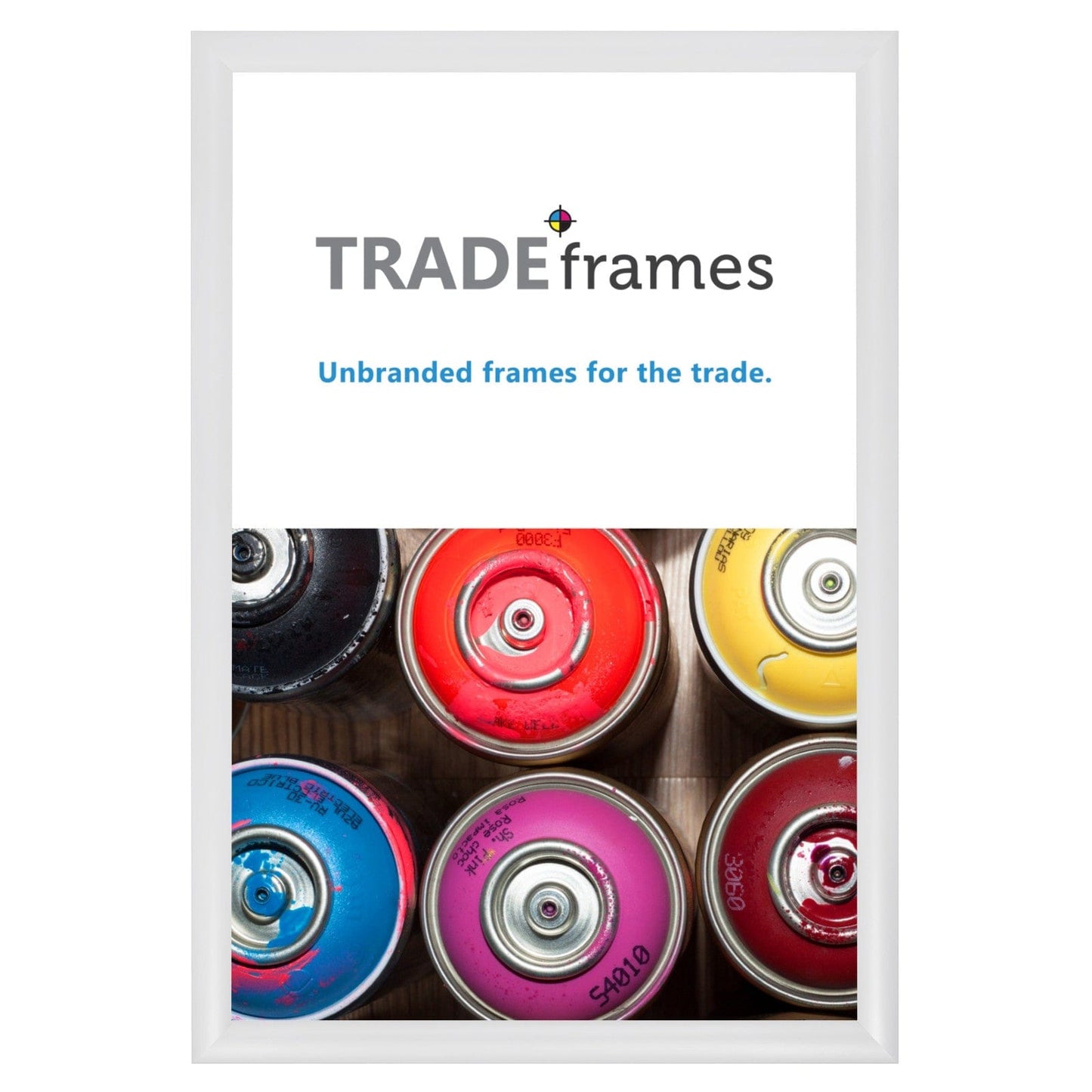 13x19 TRADEframe White Snap Frame 13x19 - 1.2 inch profile - Snap Frames Direct