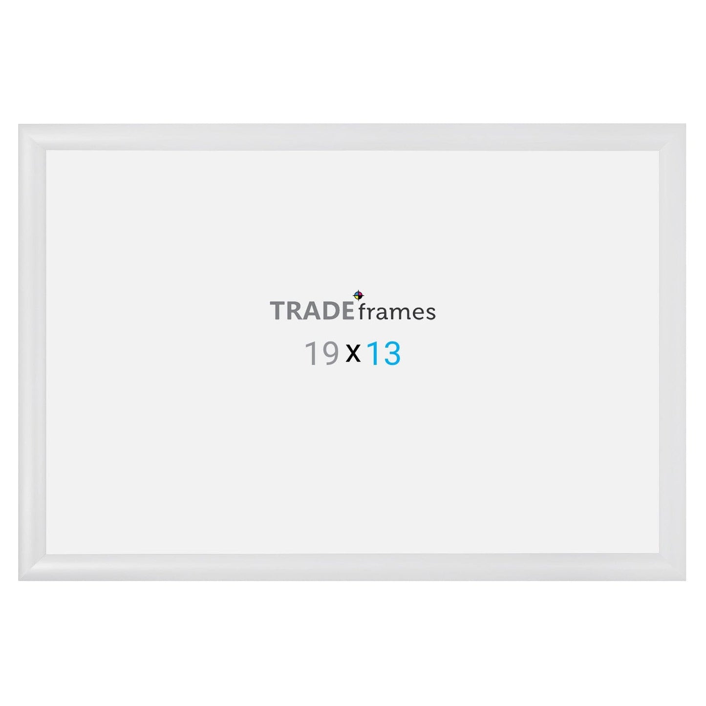 13x19 TRADEframe White Snap Frame 13x19 - 1.2 inch profile - Snap Frames Direct