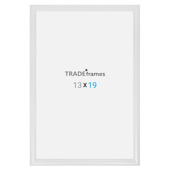 13x19 TRADEframe White Snap Frame 13x19 - 1.2 inch profile - Snap Frames Direct