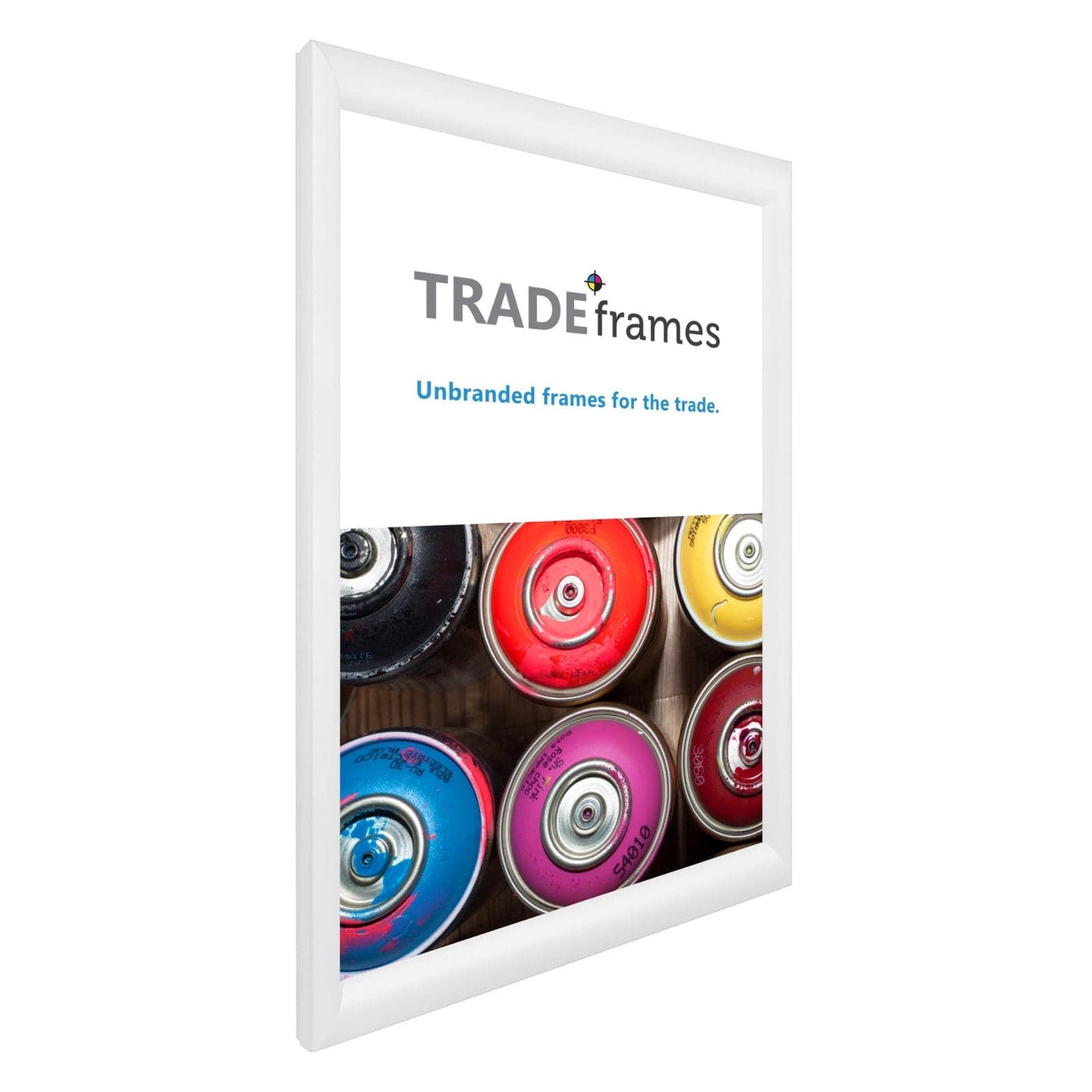 13x19 TRADEframe White Snap Frame 13x19 - 1.2 inch profile - Snap Frames Direct