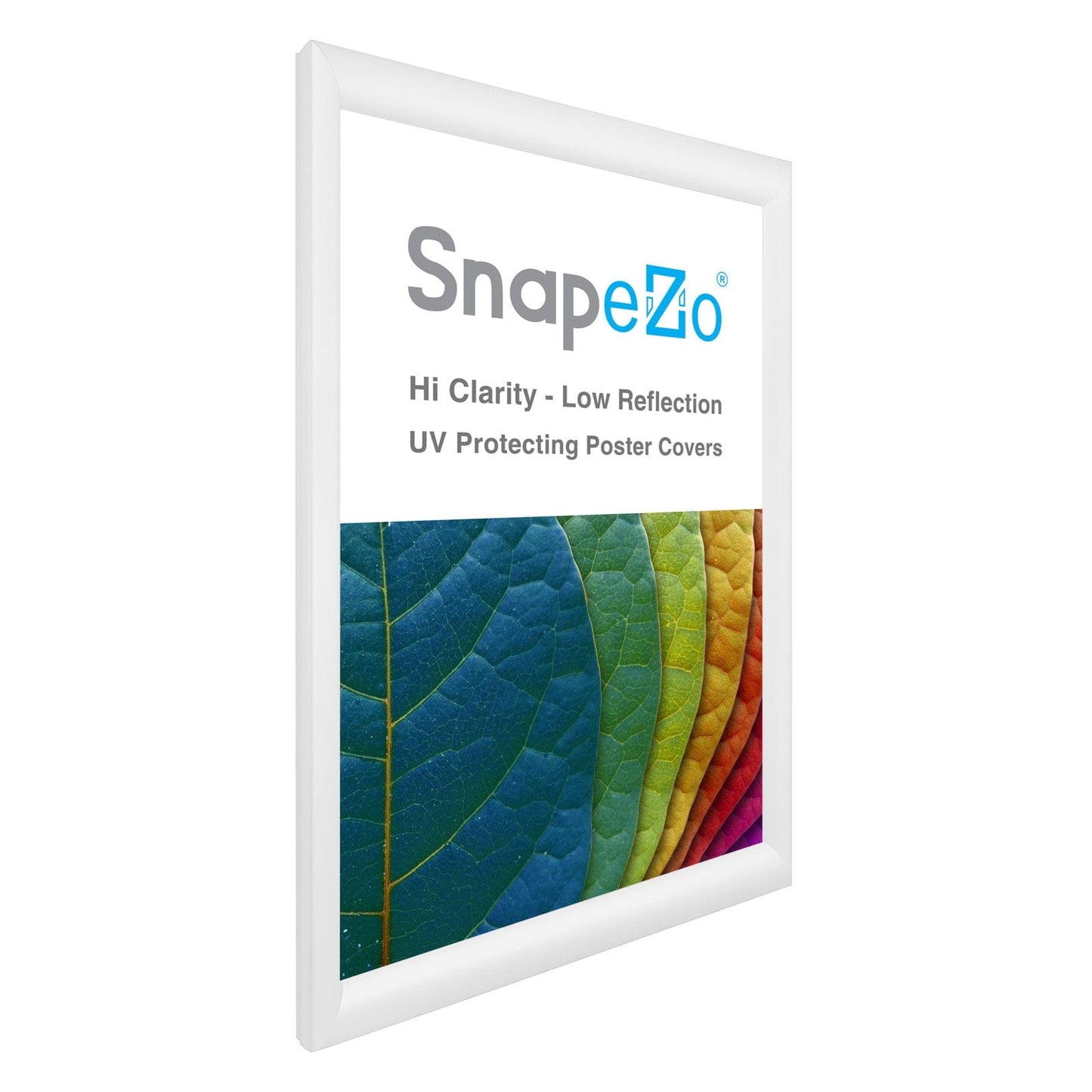 14x21 White SnapeZo® Snap Frame - 1.2" Profile - Snap Frames Direct