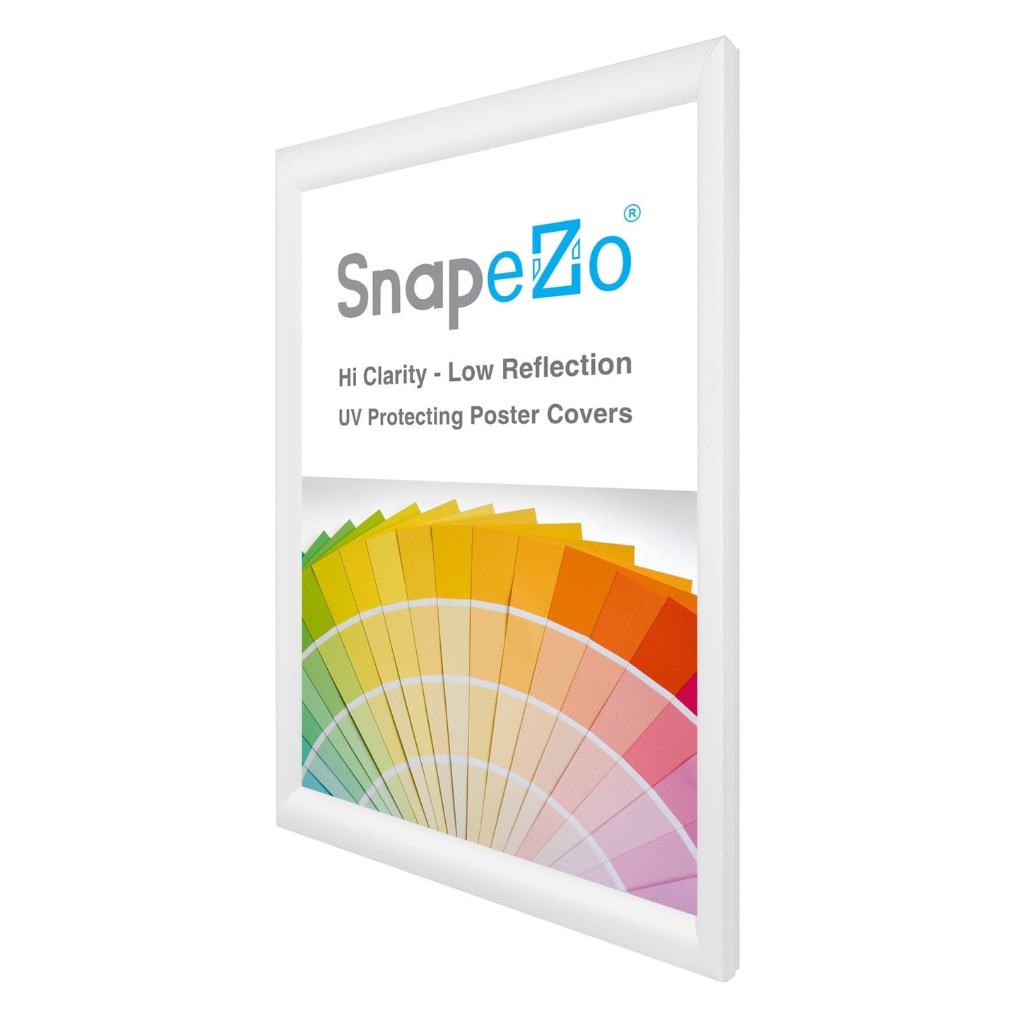 16x24 White SnapeZo® Snap Frame - 1.2" Profile - Snap Frames Direct