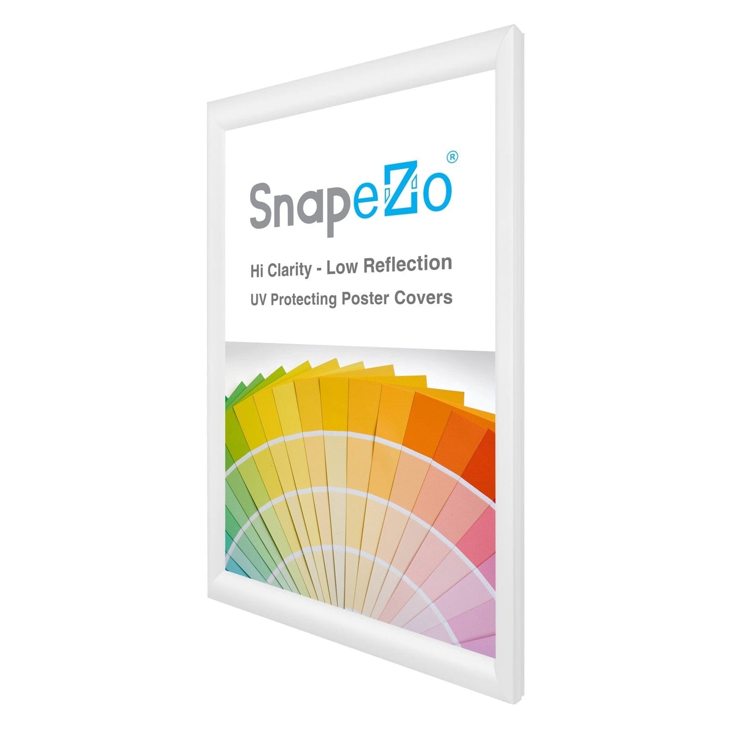 13x21 White SnapeZo® Snap Frame - 1.2" Profile - Snap Frames Direct