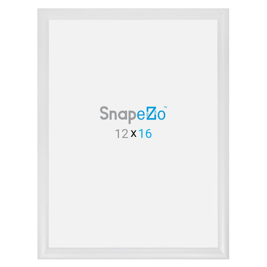12x16 White SnapeZo® Snap Frame - 1.2" Profile - Snap Frames Direct