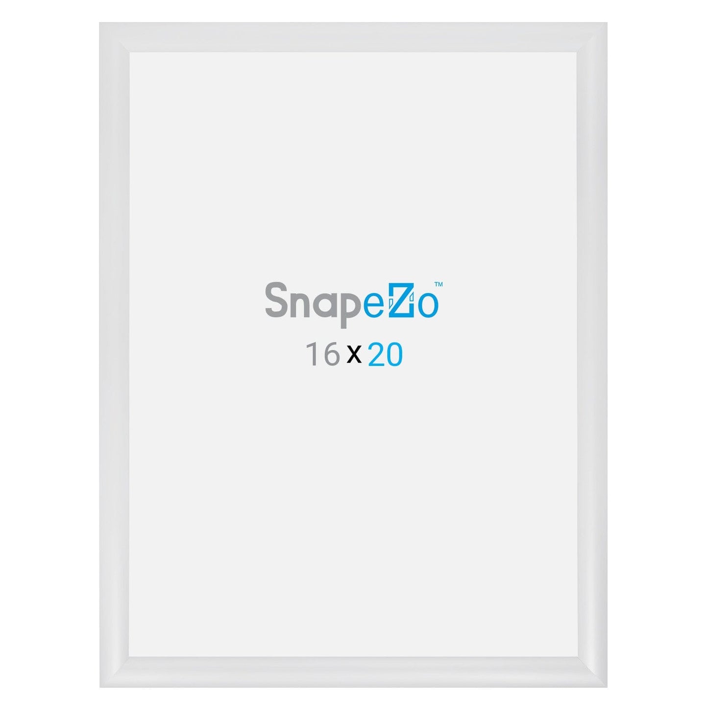 16x20 White SnapeZo® Snap Frame - 1.2" Profile - Snap Frames Direct