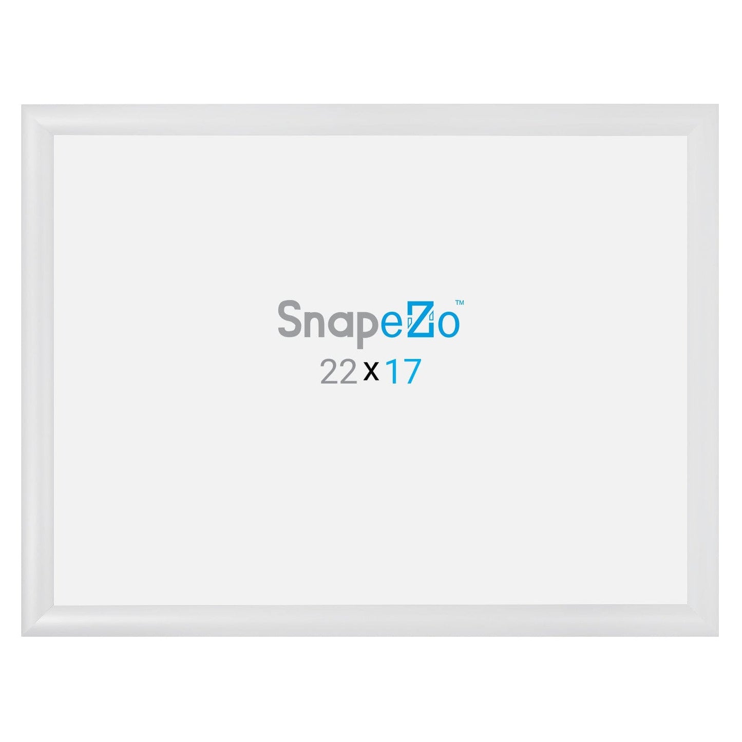 17x22 White SnapeZo® Snap Frame - 1.2" Profile - Snap Frames Direct