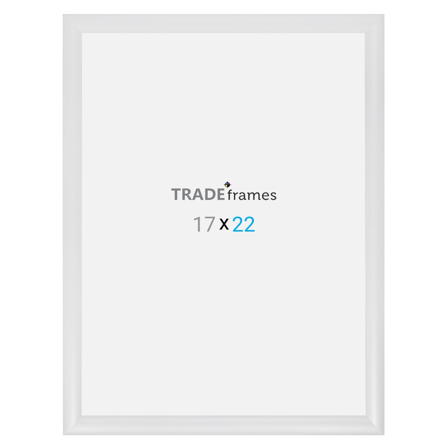 17x22 TRADEframe White Snap Frame 17x22 - 1.2 inch profile - Snap Frames Direct