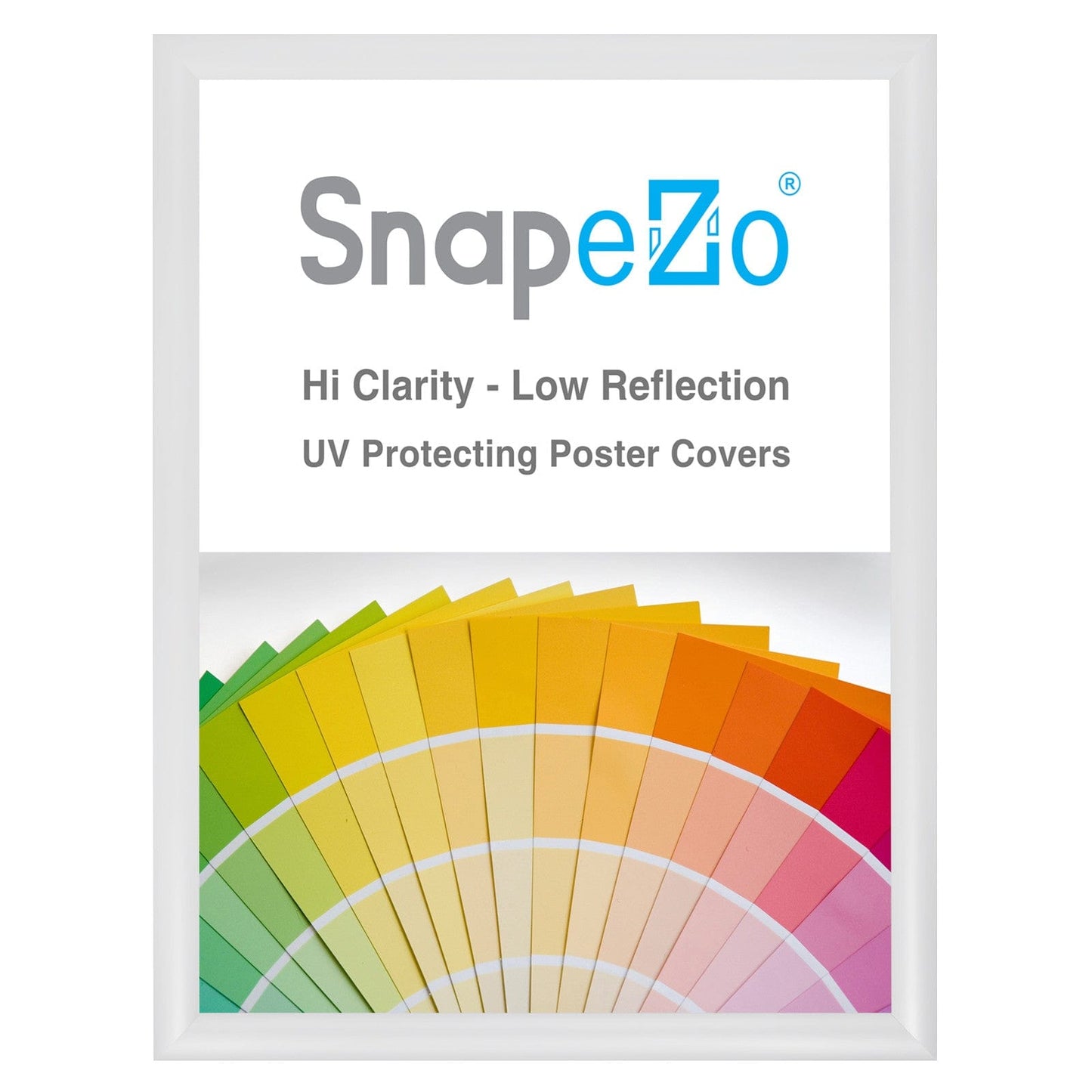 18x24 White SnapeZo® Snap Frame - 1.2" Profile - Snap Frames Direct