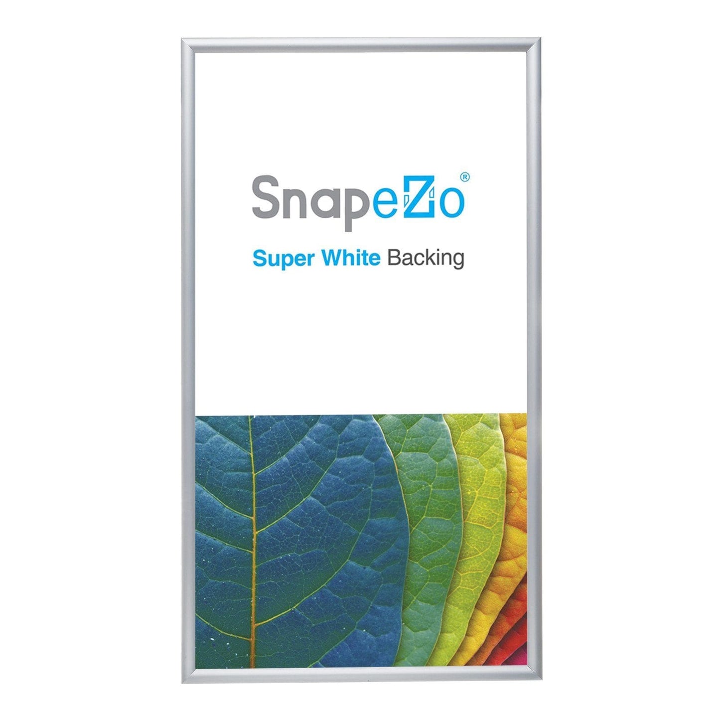 19x36 Silver SnapeZo® Snap Frame - 1.2" Profile - Snap Frames Direct