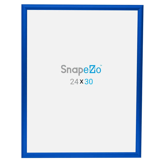 24x30 Blue SnapeZo® Snap Frame - 1" Profile - Snap Frames Direct